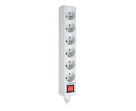 HAMA Listwa zasilająca Standard 6gn, 1.5m biała - 1416386 - zdjęcie 2